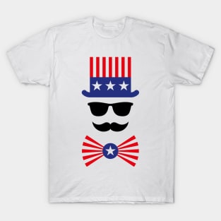 American Mustache (Hipster / Mustached / Beard) T-Shirt